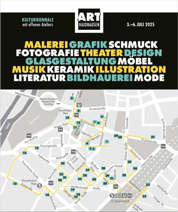 ART Haidhausen Kulturbiennale Flyer